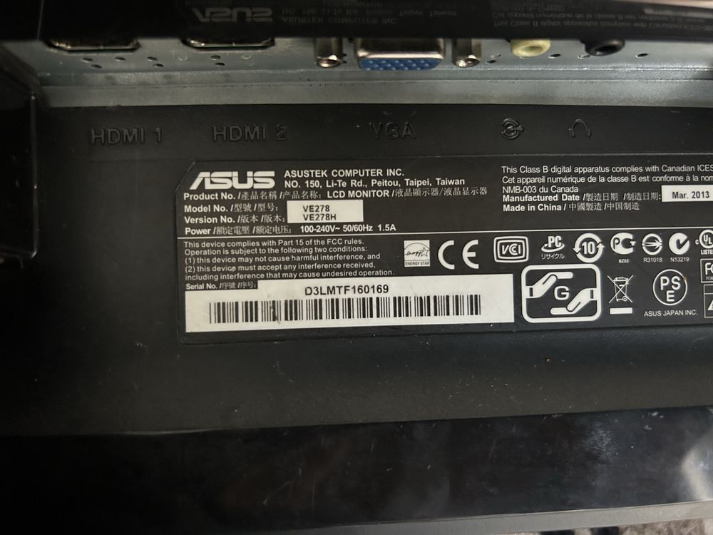 Монитор 27  asus