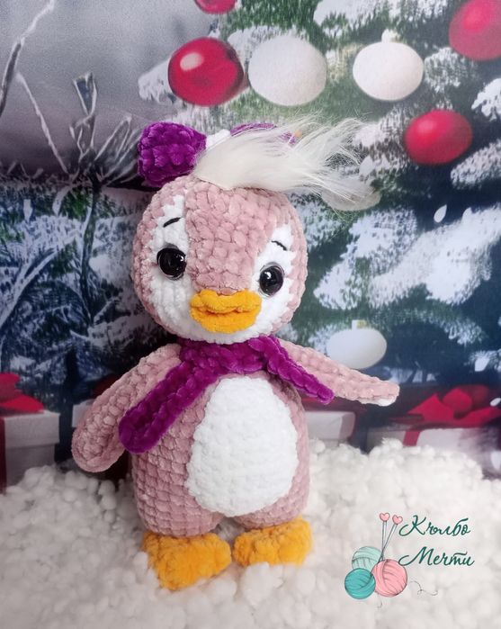 Пингвини - ръчно плетени играчки и декорации