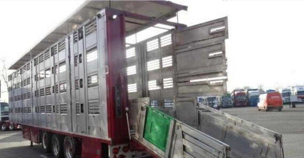 Vand Semiremorca Menke transport animale , posibilitate finantare