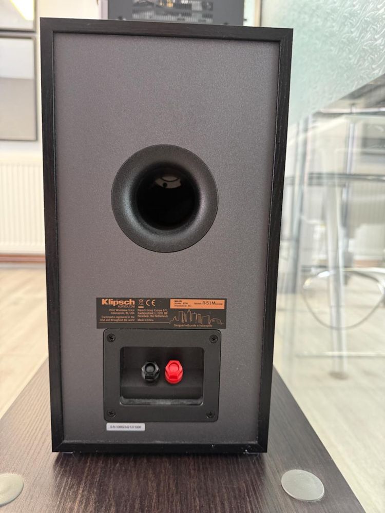 Sistem Stereo Hi-Fi: Boxe Klipsch R51M + Receiver Harman Kardon 3490