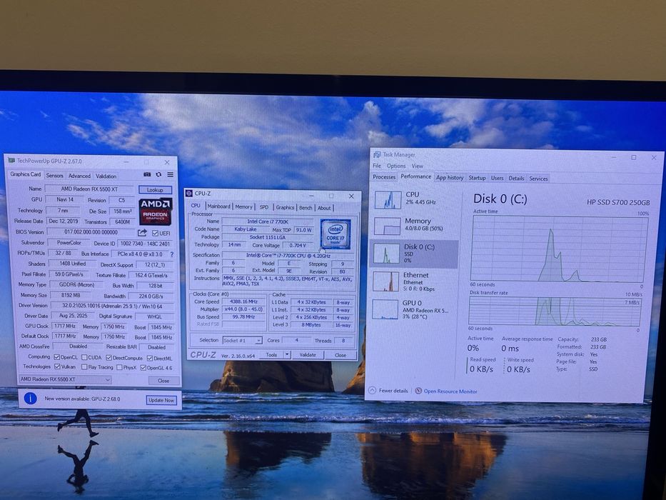 PC Gaming i7 7700K RX 5500 XT 8GB
