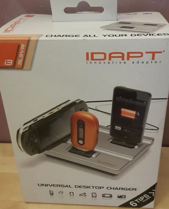 IDAPT I3 - incarcator de birou cu adaptoare multiple incluse