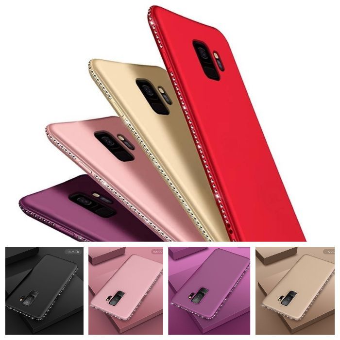 Husa cu pietricele pt Samsung Galaxy A6 Plus, J6 2018, J8