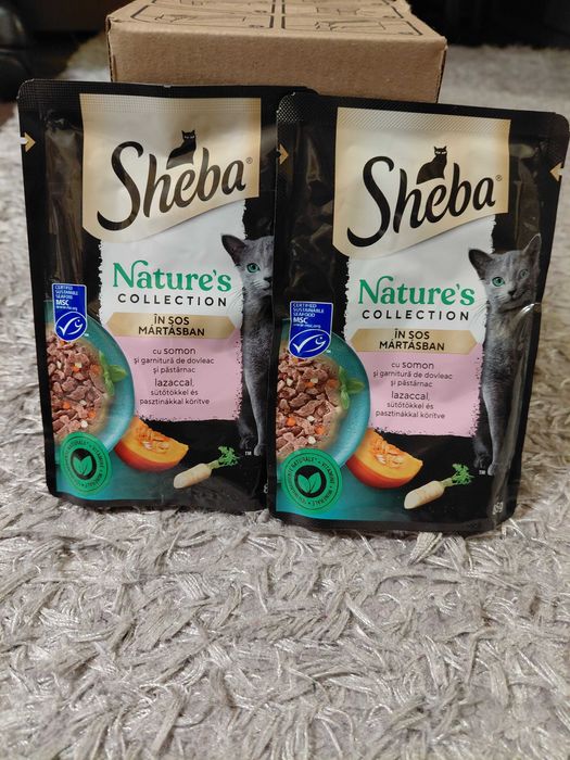 Mâncare Sheba cu somon