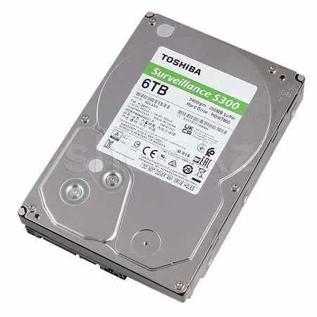 Жесткий диск HDD 6000 Gb Toshiba Surveillance S300  (2ШТ)