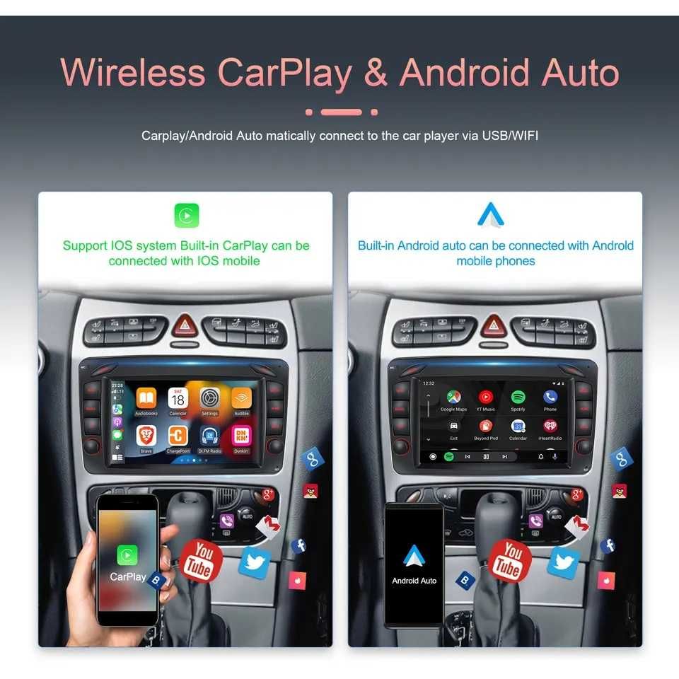 Navigatie Android Dedicata Mercedes Carplay Android Auto