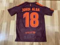Tricou Barcelona Jordi Alba XL Kids S
