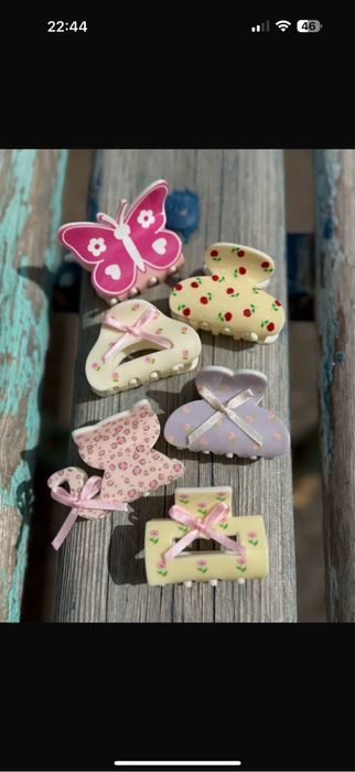 Крабики для волос новые