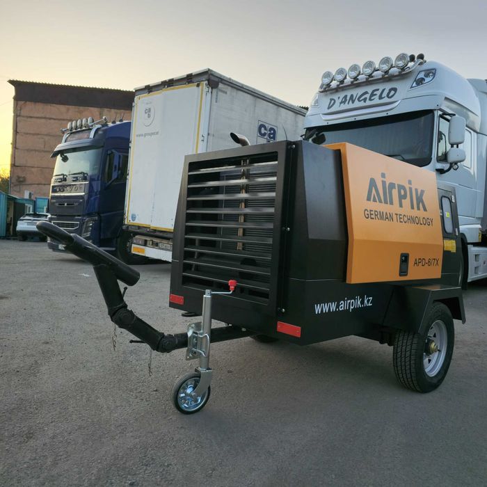 Компрессор дизельный на шасси