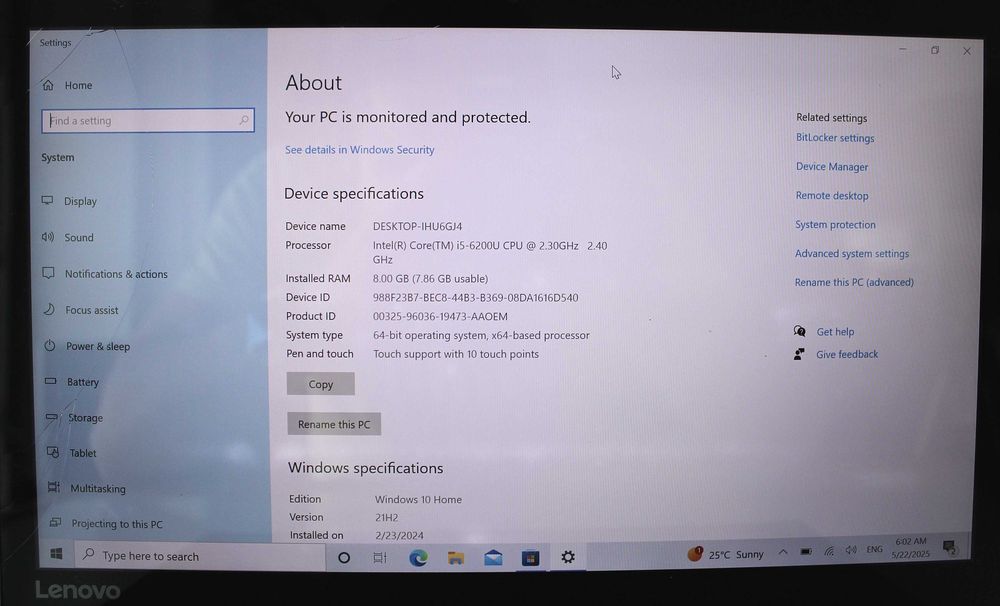 Лаптоп Lenovo YOGA 510-14ISK i5-6200U