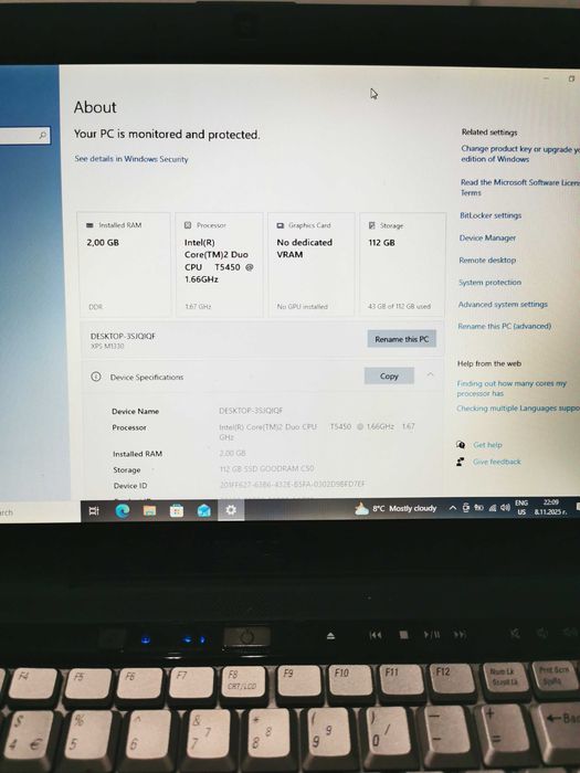 Лаптоп Dell XPS M1330