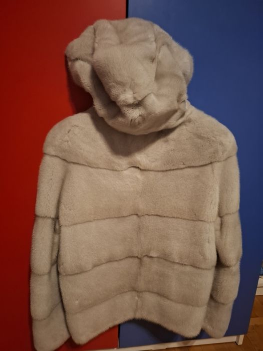 Haina de vizon cu gluga