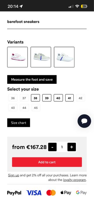 Vand pantofi barebarics  1995 arise