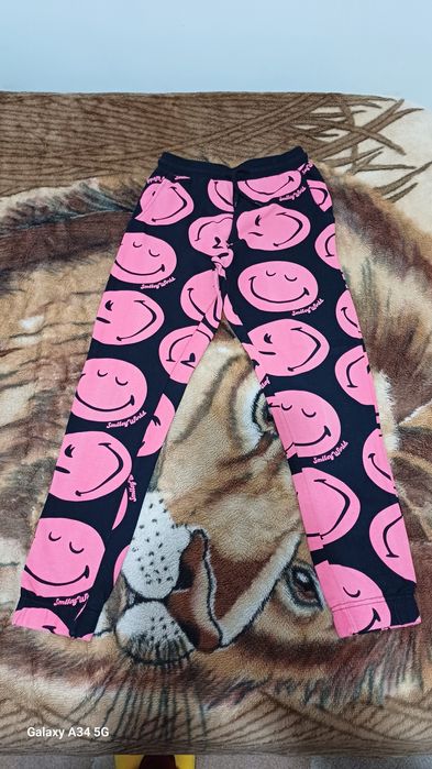 Pantaloni fete smiley face