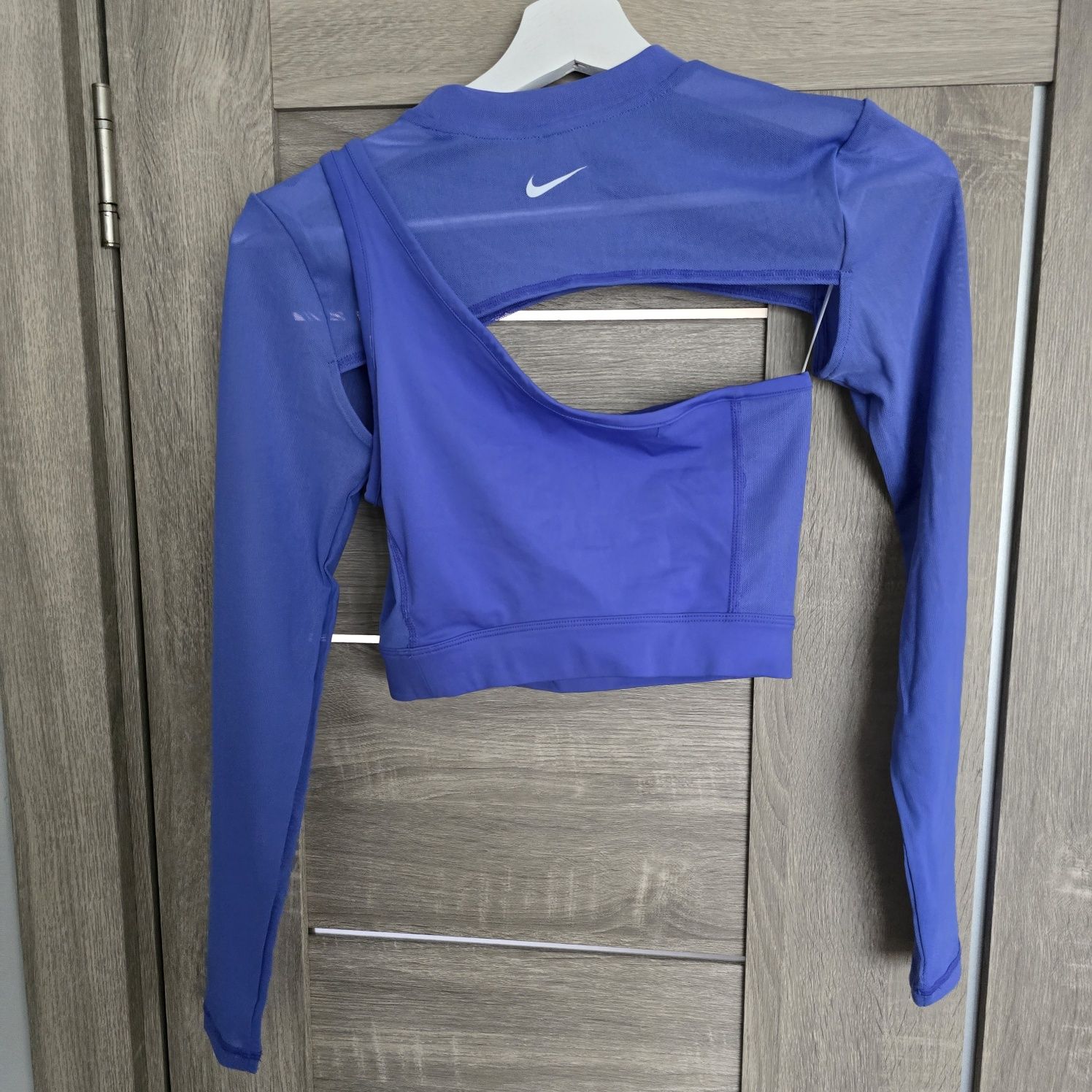 Nike pro delux crop top блуза