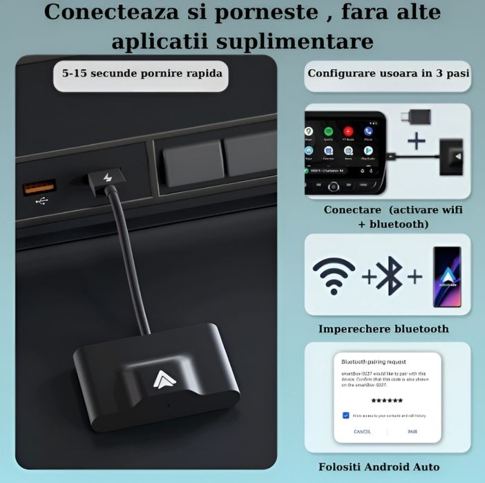 Android auto wireless adapter