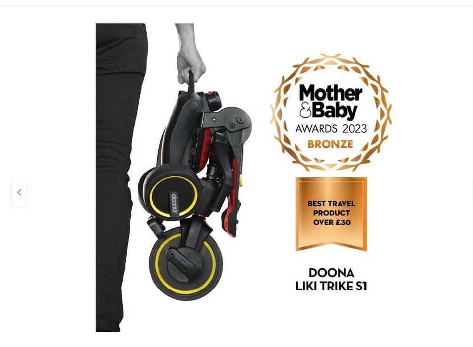 Tricicleta Doona Liki Trike S1 Flame Red