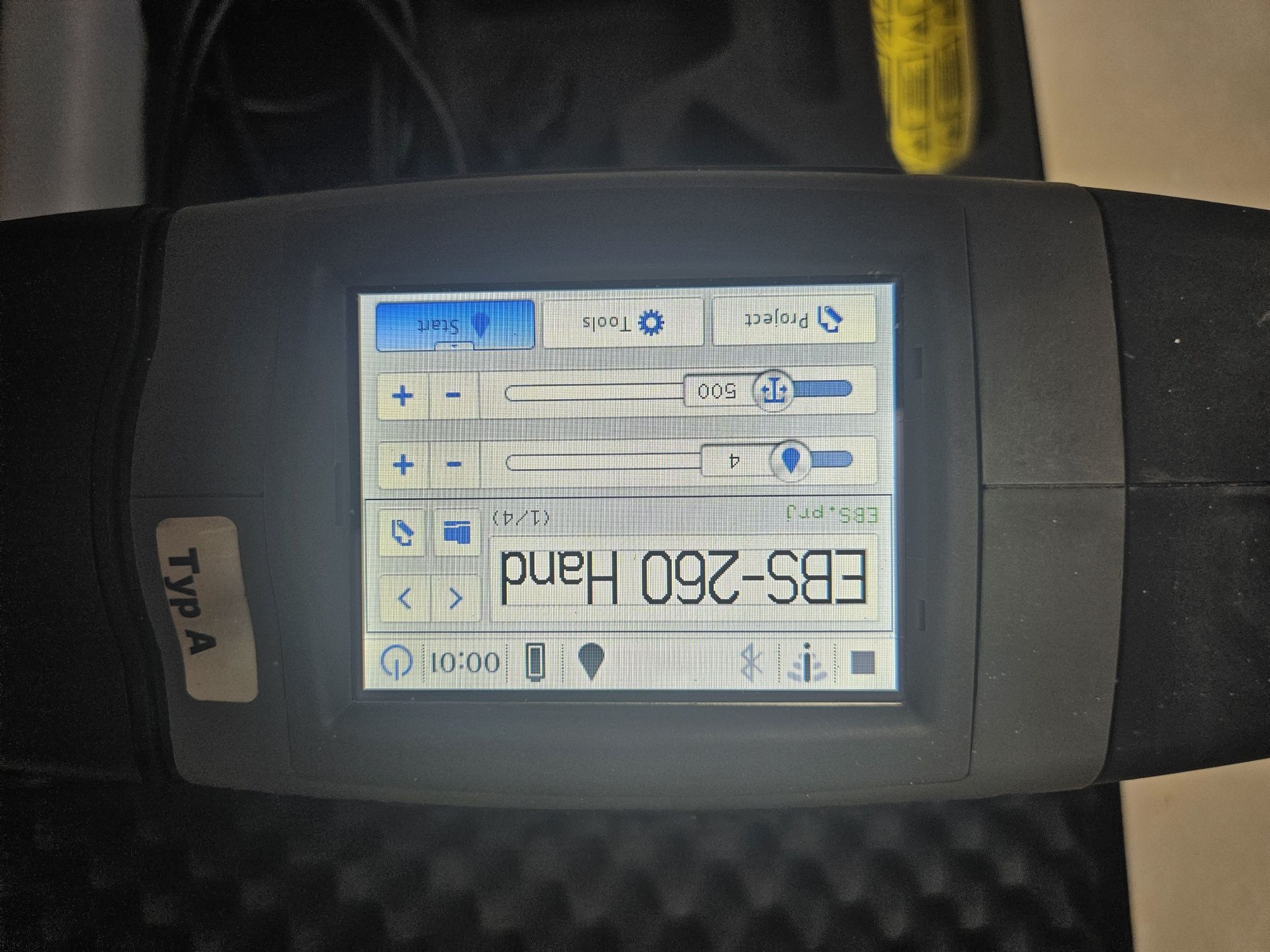 57% REDUS Imprimanta laser Inkjet Portabila Handjet EBS 260