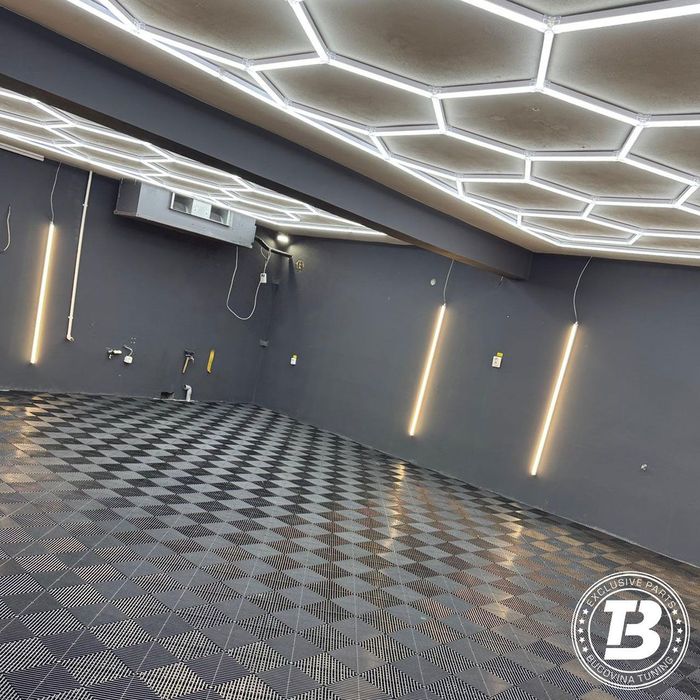 Pardoseala Modulara pentru Garaj si Ateliere Detailing - Negru