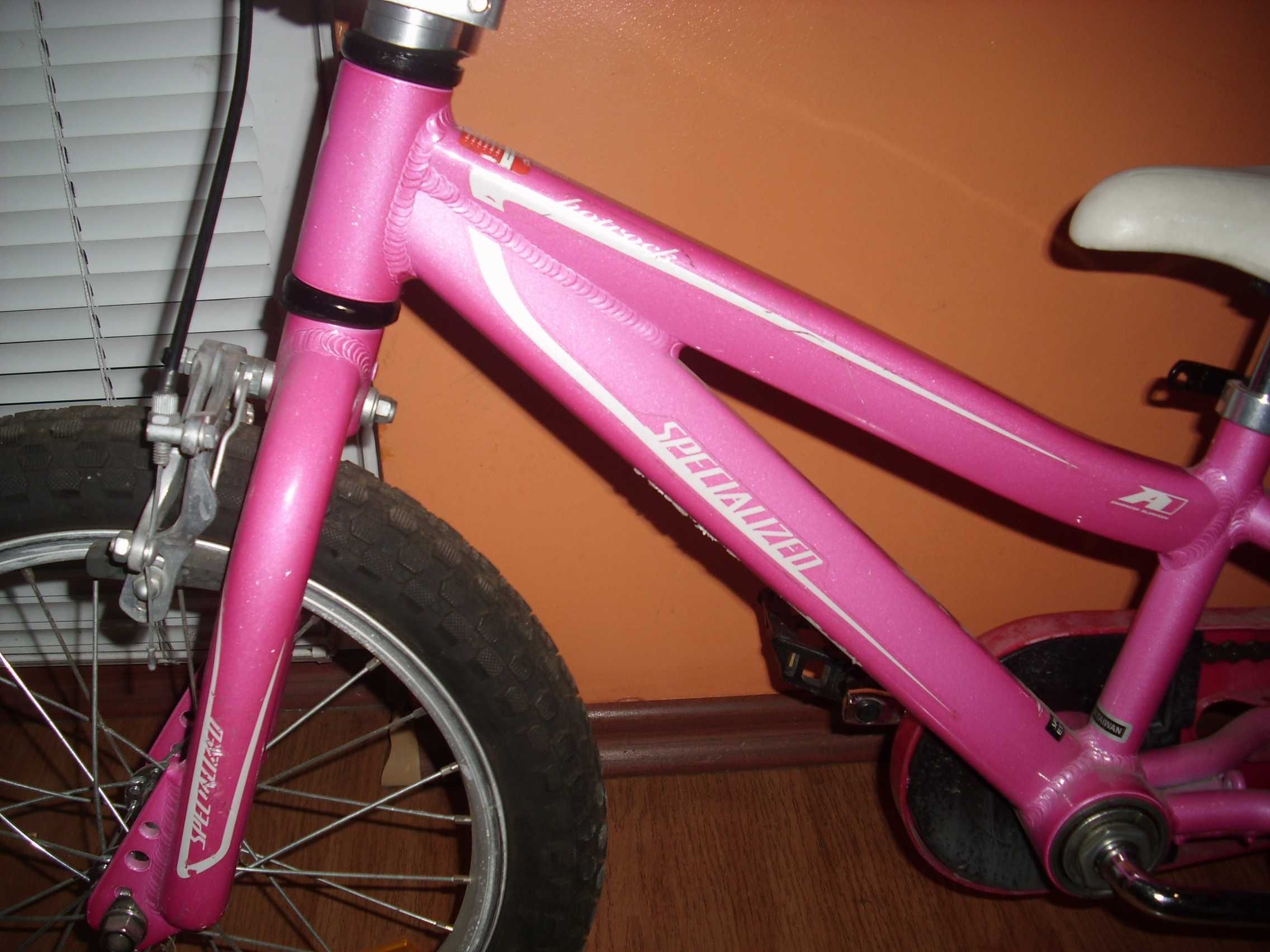2бр.SPECIALIZED 16" АЛУМИНИЕВ детски велосипед,колело+помощни колела.