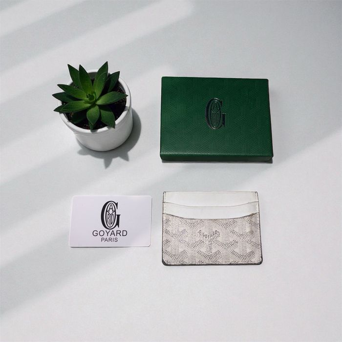 Goyard White Cardholder