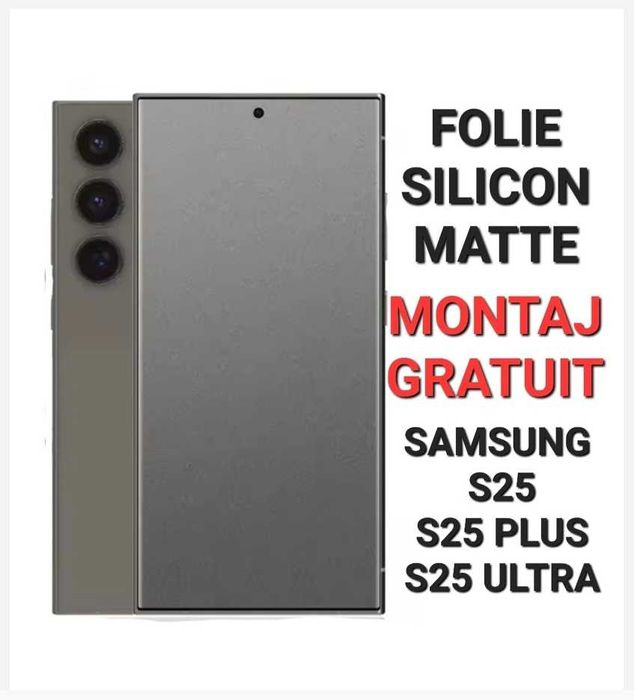 Folie Silicon Mat / Matte Samsung S25 / S25 Plus / S25 Ultra