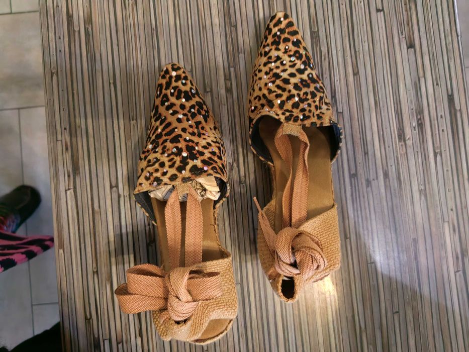 Еспадрили с тигрова шарка