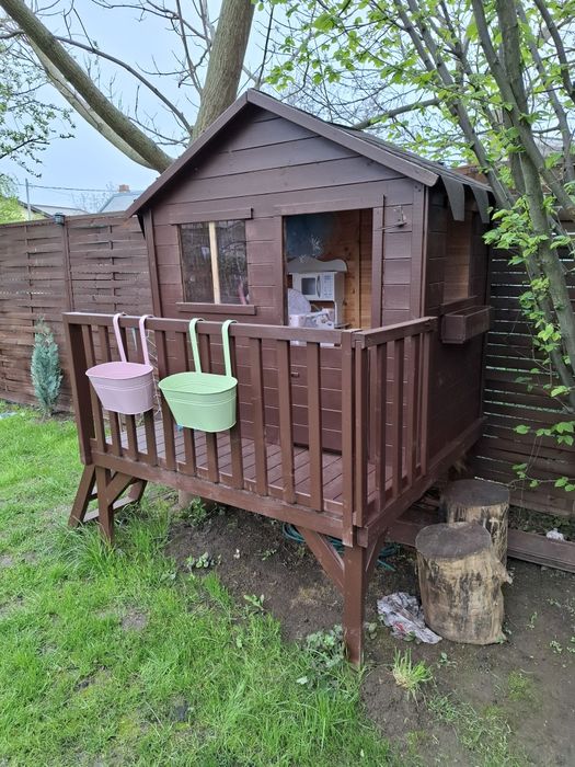 Casuta copii din lemn