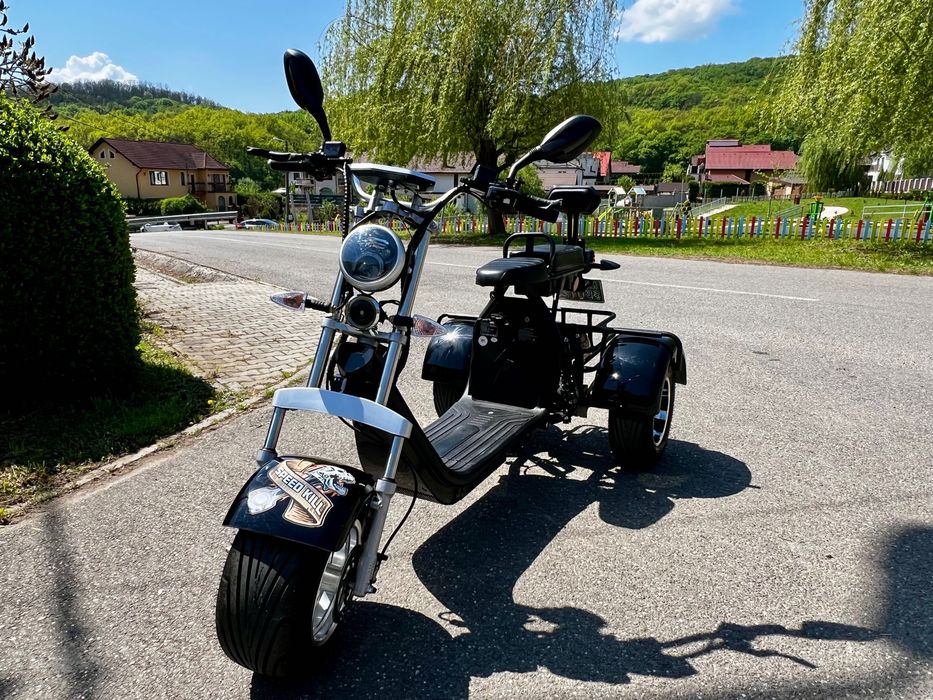 Scooter electric SHANSU CP3 -CARGO, 2 locuri, 2000W, 68 km