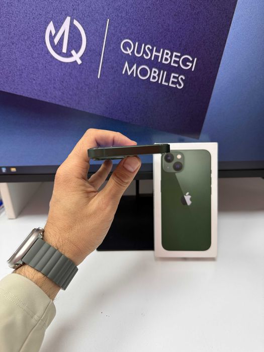 Aybi yoq obmen bor iphone 13 128gb green