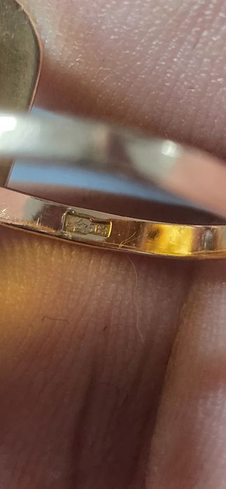 Inel aur chihlimbar natural Rusia