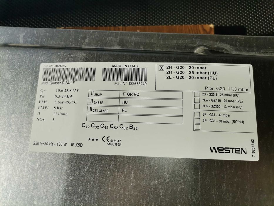 Placa de baza Westen Quasar D-24 1F