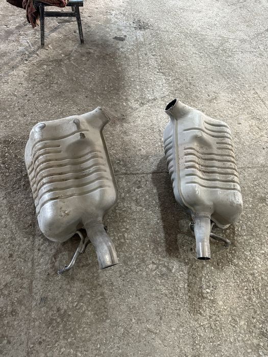 Глушитель на мерседес w212 мотор 3.5