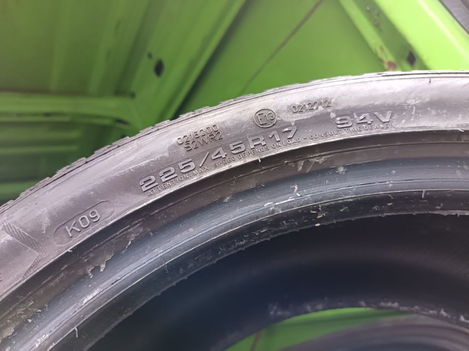 Anvelope MS iarna 225 45 17 goodyear 2021 5-6.5mm