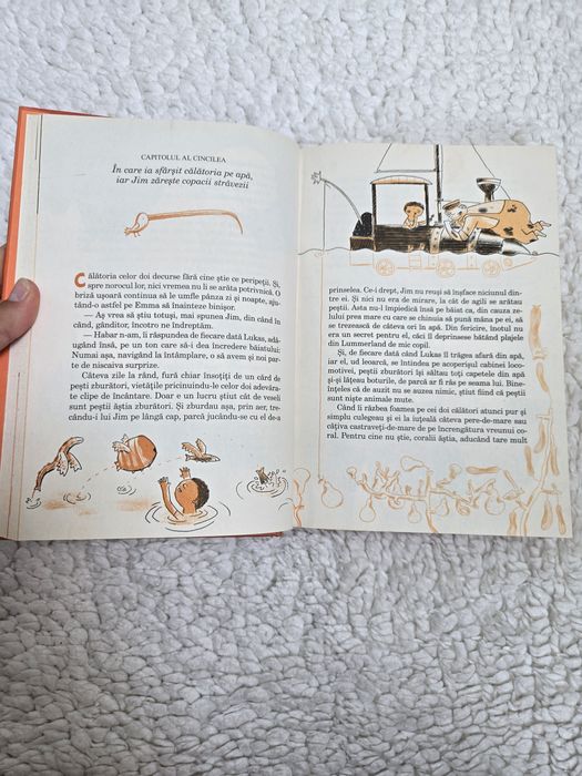 Cartea "Jim Năsturei și Lukas, mecanicul de locomotivă"