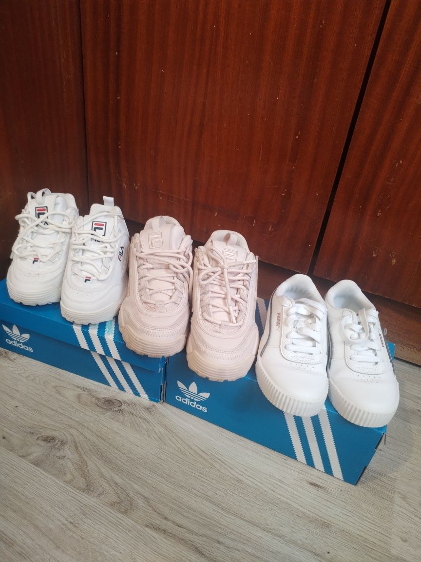 Маратонки Fila i Puma