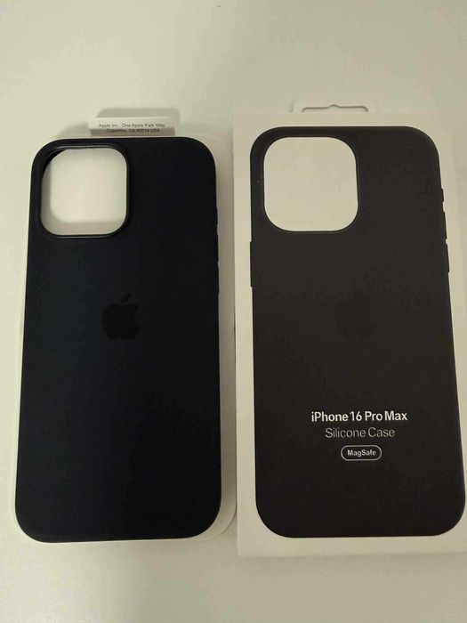 Husă iPhone 16 Pro Max Originala – Silicon Negru