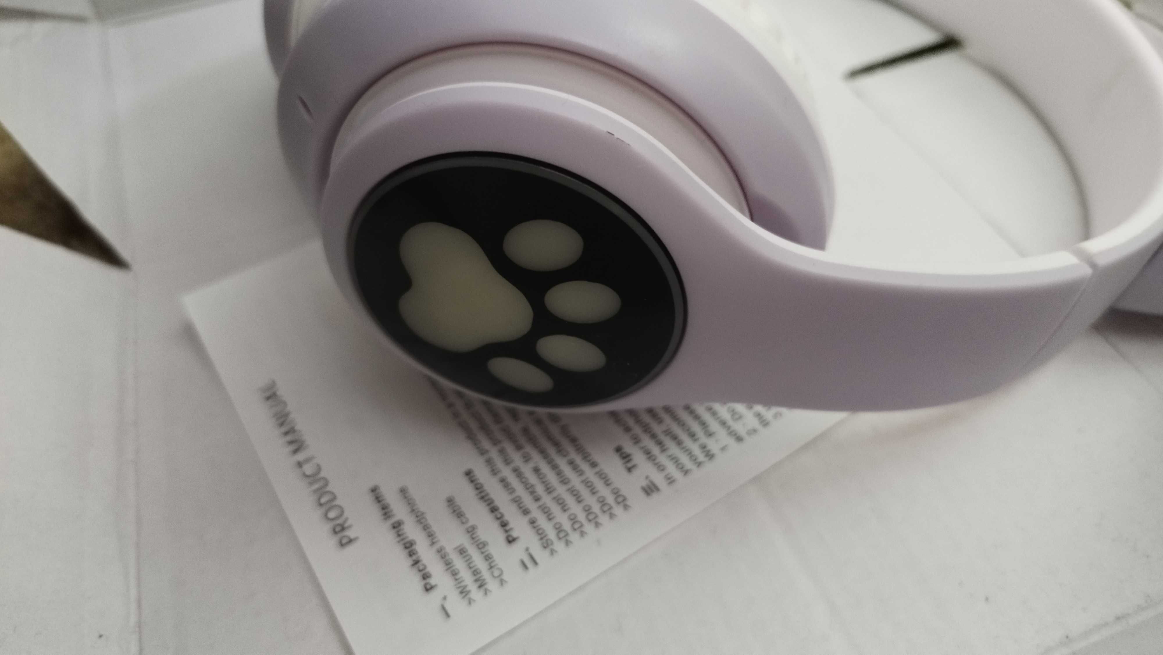 Безжични детски слушалки коте