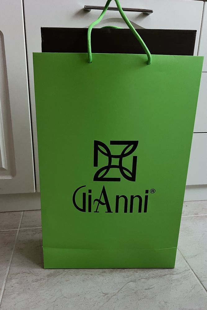 Черни ботуши от естествена кожа GiAnni 37 номер