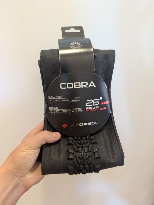 Cauciuc HUTCHINSON® Cobra 26 + alte accesorii Biciclete