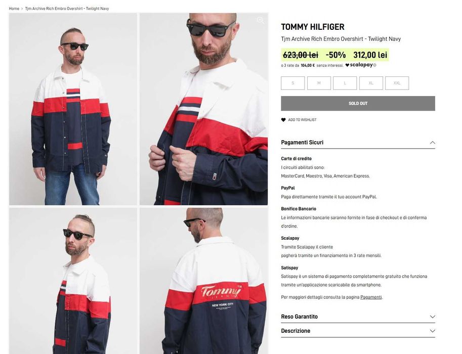 Camasa Tommy Hilfiger New York City Navy/Red
