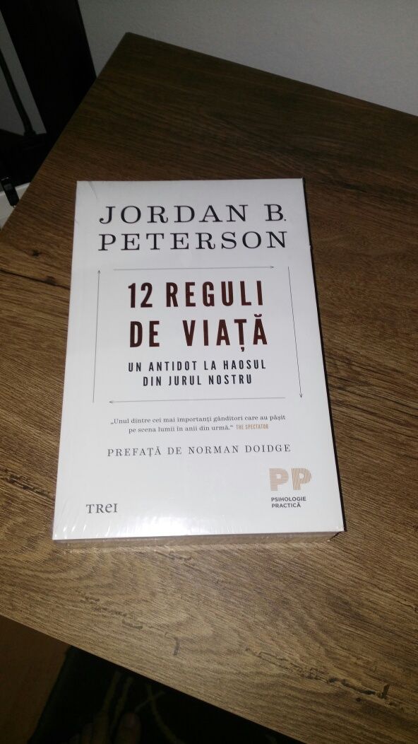 Jordan B. Peterson - 12 Reguli de viata - Carte noua sigilata pentu