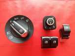 Set 2 butoane geamuri Electrice + Bloc Lumini Crom VW Golf 5 Passat B6