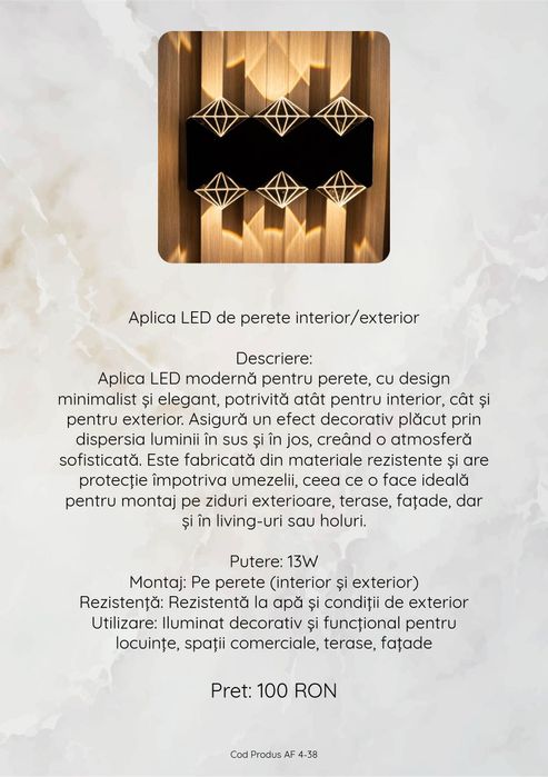 Lustră LED modernă