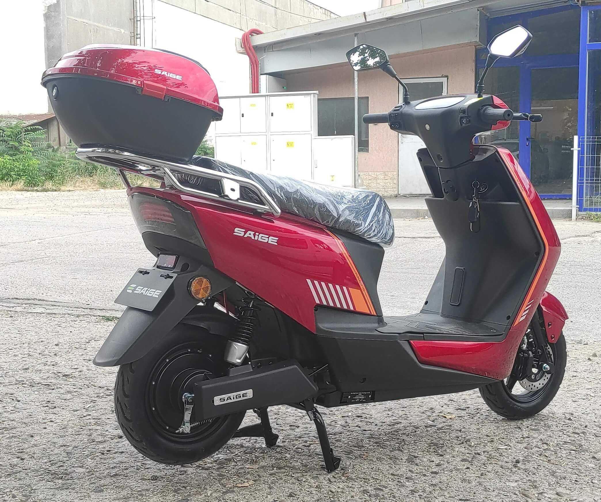 Електрически скутер EcoWay модел ZL20 2000W 72V Бордо