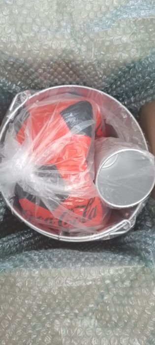 Vand kit Cola: minge, pahar, frapiera(galeata)