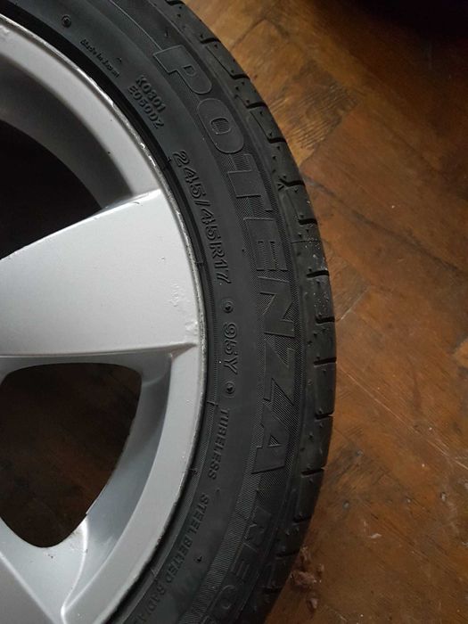 Anvelope de vara + jante originale BMW