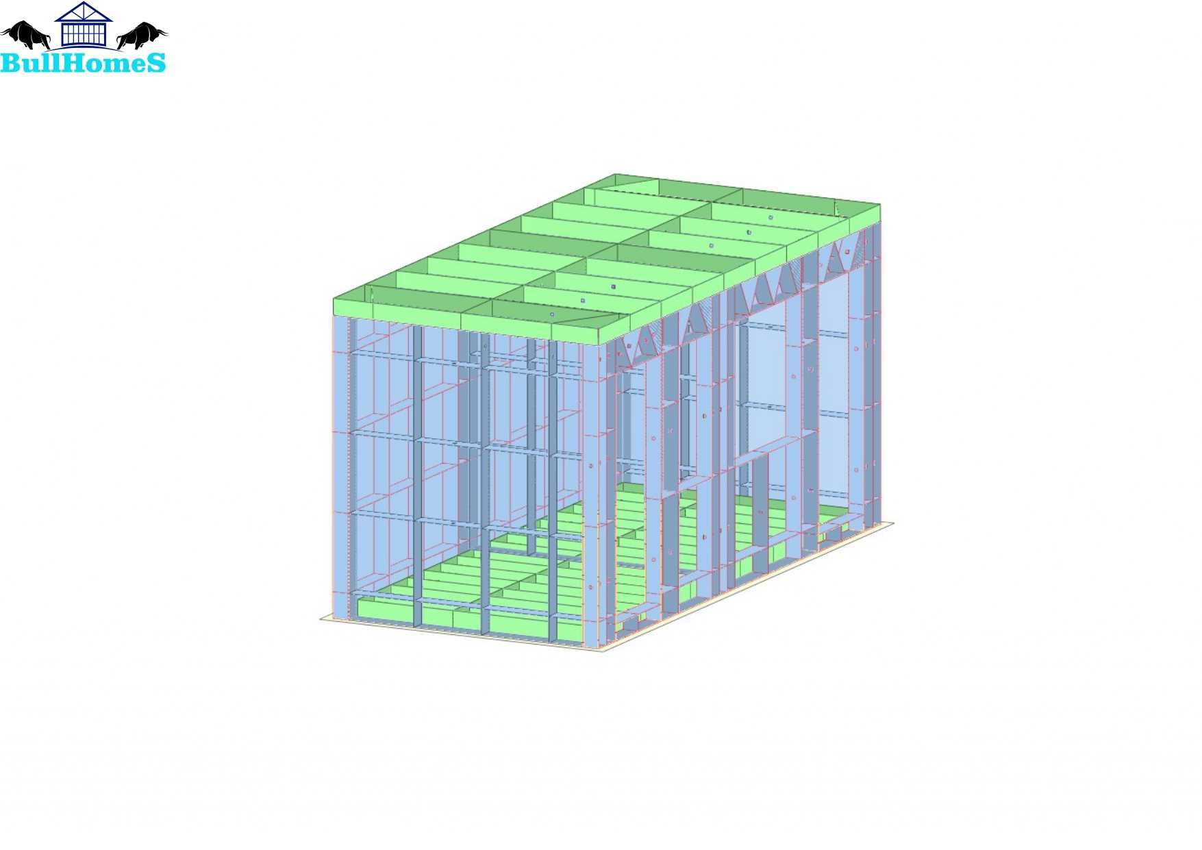 Бунгало,Фургони,Офис Контейнери,Къщи,Модулни-12м²