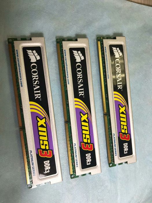 Corsair 3*2gb TR3X6G1600C9