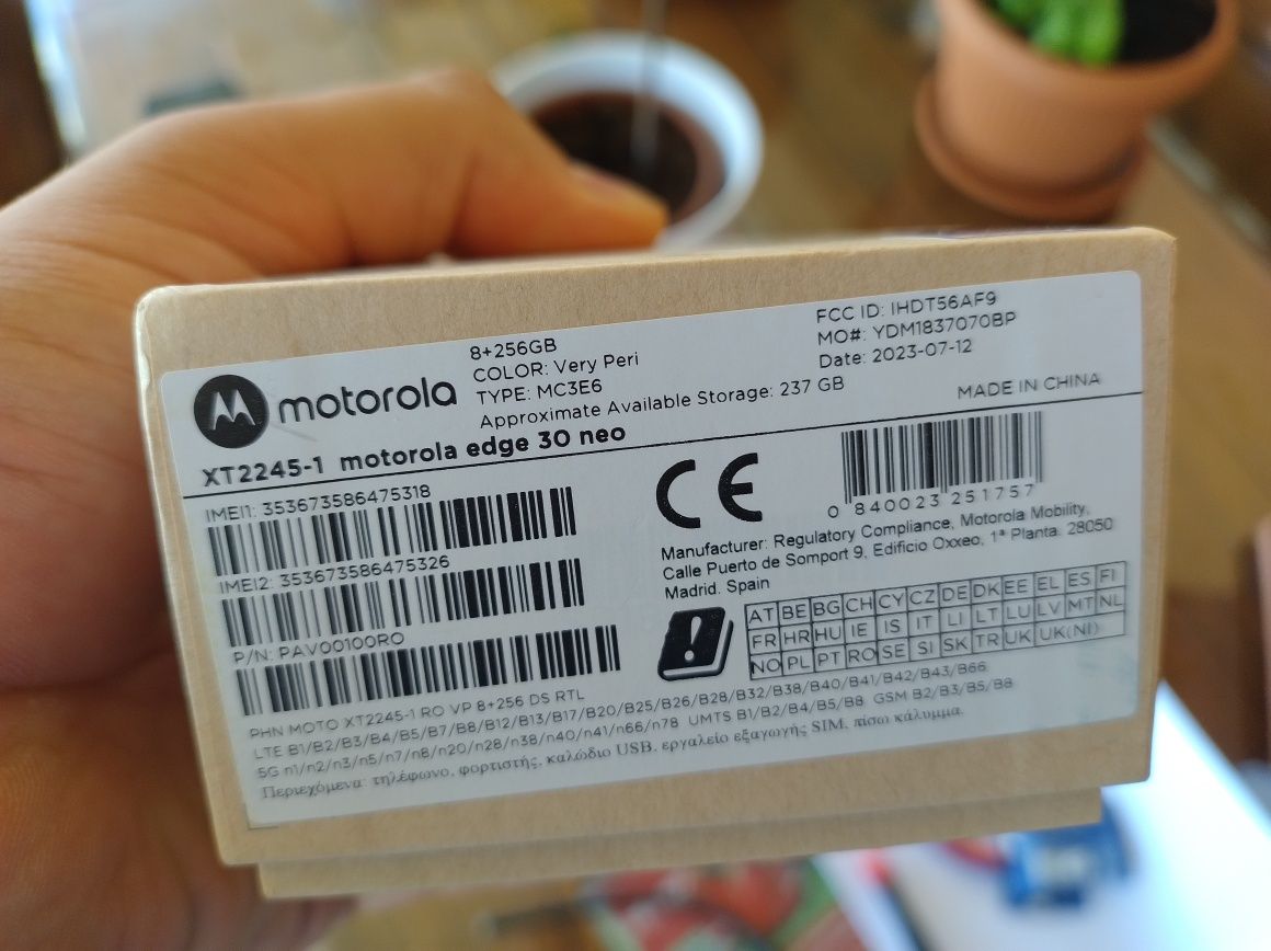 Motorola edge 30 neo 8gb/256gb